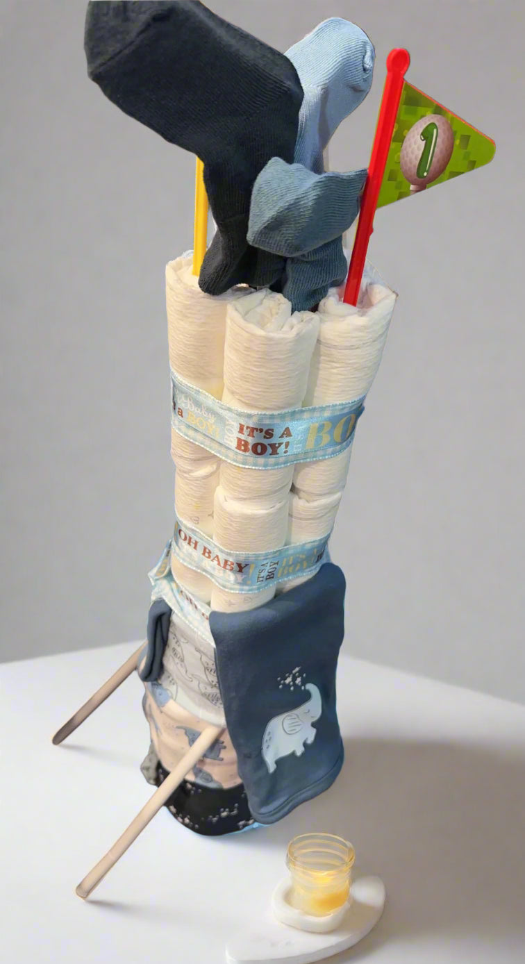 It's a Baby Diaper Cake/Cupcakes