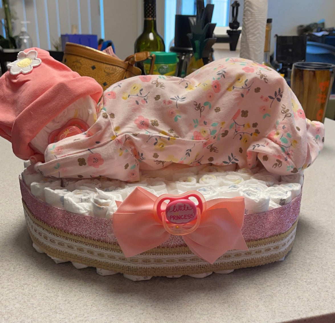 It's a Baby Diaper Cake/Cupcakes