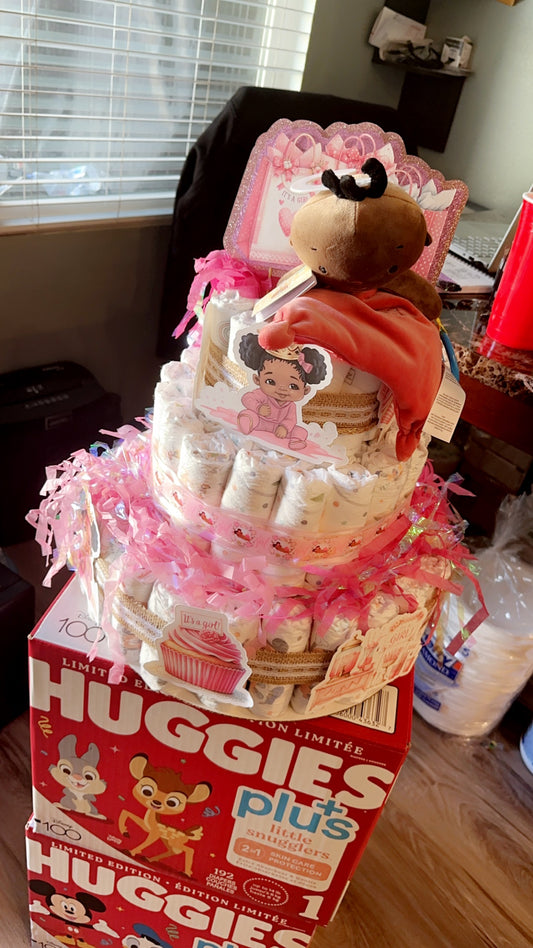 It's a Baby Diaper Cake/Cupcakes